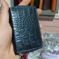 جاکارتی دورزیپ مشکی طرح کروکودیل