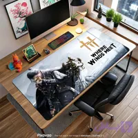 دسک پد گیمینگ ور ویندز میت شمشیرزن بادها و شکوفه‌های سرخ (Where Winds Meet)