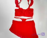 لباس خواب ست فانتزی 3 تیکه دامن دار