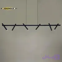 لوستر مدرن خطی 150 سانتی LED لنزدار کد CM424