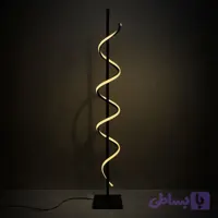 آباژور ایستاده مدرن طرح پیچک با بدنه آلومینیوم کد SM200