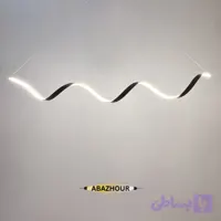 لوستر خطی منحنی مدرن LED کد CM411