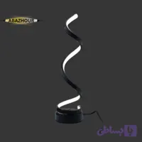 آباژور رومیزی مدرن LED منحنی با بدنه آلومینیوم کد RM14