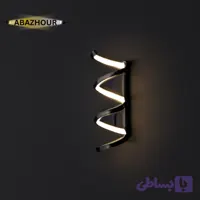 چراغ دیواری مدرن LED طرح فنری آلومینیومی کد DM114
