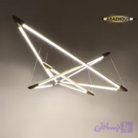 لوستر مدرن مثلث LED با بدنه آلومینیوم کد CM432