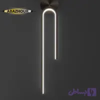 چراغ دیواری مدرن LED خطی با بدنه آلومینیوم کد DM116