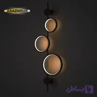 چراغ دیواری مدرن LED مدل دایره ای با بدنه آلومینیوم کد DM117