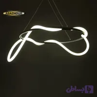 لوستر حلقه ای مدرن LED با قطر 70 سانتی کد CM433