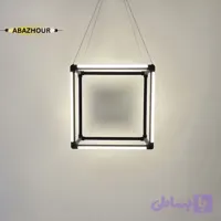 لوستر مدرن مربع LED با ریموت کنترل کد CM423
