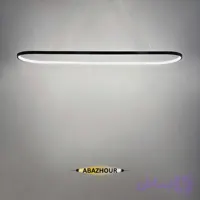 لوستر خطی مدرن مدل بیضی با لامپ SMD و کنترل کد CM413