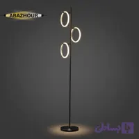 آباژور ایستاده مدرن LED حلقه ای با بدنه آلومینیوم کد SM137