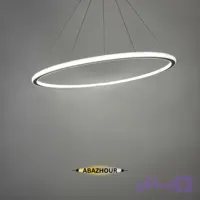 لوستر مدرن دایره‌ ای دو طرف نور حلقه ای LED کد CM416