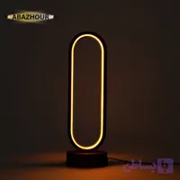 آباژور رومیزی مدرن LED طرح بیضی با بدنه آلومینوم کد RM115