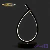 آباژور رومیزی مدرن LED آلومینیومی طرح قطره کد RM119