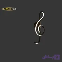 چراغ دیواری مدرن LED طرح نت موسیقی کد DM140
