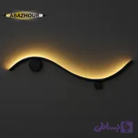 چراغ دیواری مدرن LED منحنی با بدنه آلومینیوم کد DM111