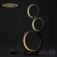 آباژور رومیزی مدرن LED مدل حلقه ای کد RM121