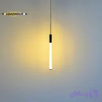 چراغ آویز مدرن LED خطی با بدنه آلومینیوم و شیشه کد CM401