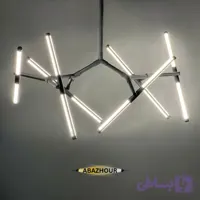لوستر مدرن 12 شلعه LED با بدنه آلومینیوم کد CM421