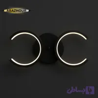 چراغ دیواری مدرن LED دایره‌ای با بدنه آلومینیوم کد DM205