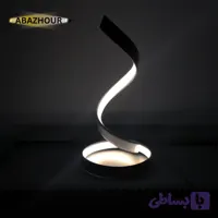 آباژور رومیزی مدرن LED با بدنه آلومینیوم کد RM123