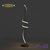 آباژور ایستاده مدرن LED طرح مارپیچ آلومینیومی کد SM136