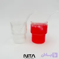 نیم لیوان دو طبقه مدل Vertical پیرکس