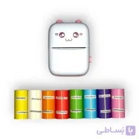 لیبل یکپارچه رنگی میکس خرگوشی (۸عدد)