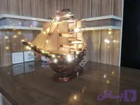 کشتی چوبی ریسه دار ۴۵سانت
