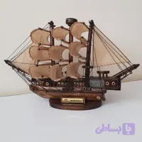 کشتی چوبی کلکسیونی طول۴۵سانت