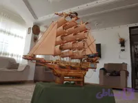 کشتی چوبی مدل (پرنسا)۵۰سانت