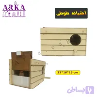 لانه طوطی برزیلی و مرغ عشق مدل چوبی مناسب تخم گذاری