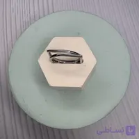 انگشتر ۲لاین نازک مربعی