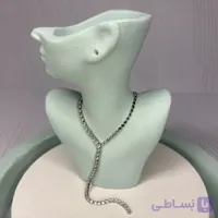 گردنبند آویز نصف تنیسی مربع