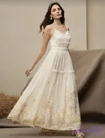 پیراهن ساحلی گلدوزی