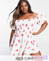 پیراهن lips تگدار برند asos