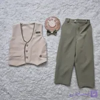 ست جلیقه شلوار بچگانه پسرانه مدل مجلسی کد 1078