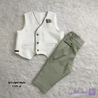 جلیقه شلوار مجلسی بچگانه پسرانه مدل ماچا کد 1129
