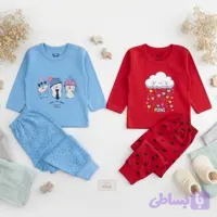 ست بلوز و شلوار راحتی بچگانه سایز ۴ و ۵
