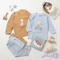 ست بلوز و شلوار راحتی بچگانه سایز ۴ و ۵ (کد GUNS1)
