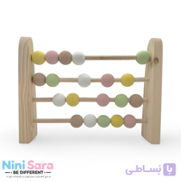 چرتکه چوبی طرح تدی اسباب‌بازی آموزشی نوزاد