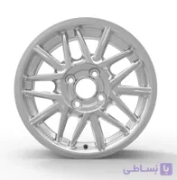 رینگ اسپرت اروند سایز 15 مدل خرچنگی کد IK016 رنگ نقره‌ای