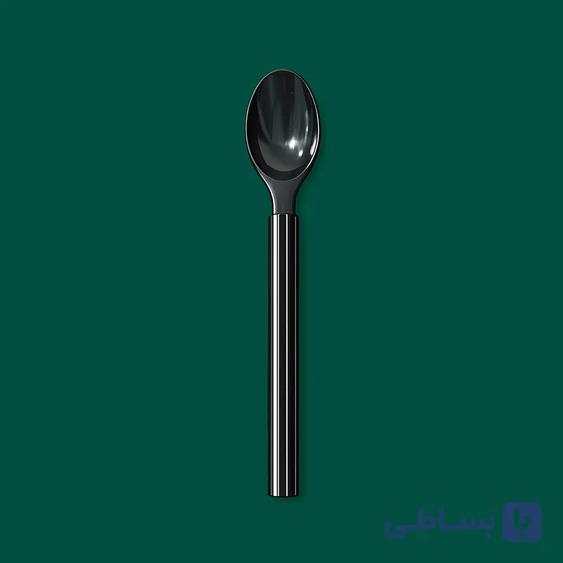 چنگال یکبار مصرف طرح میلان مشکی کارتن 1000 تایی