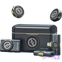 میکروفون یقه ای کمبو بیسیم دو نفره هالی لند مدل HollyLand LARK M2 Duo Combo