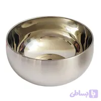 کاسه استیل دوجداره 304 سایز 18 سانتی متر - فروشگاه اینترنتی خانه و آشپزخانه خریدات