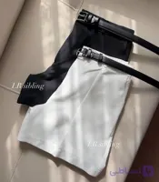 شلوارک مازراتی با کمربند چرم