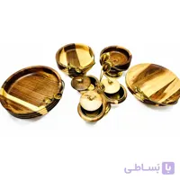 ست پنج پارچه دالبور‌دار چوب و فلز طرح لیلیوم