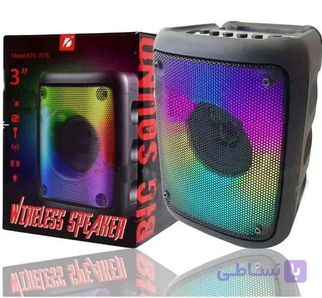 اسپیکر بلوتوثی بی سیم Wireless قابل حمل مدل KTS-1576 Speaker