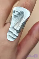 انگشتر زنانه ورشو طرح چهره رنگ ثابت