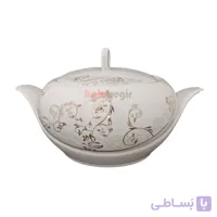 سوپ خوری درب دار چینی توس طرح تاماس خاکستری